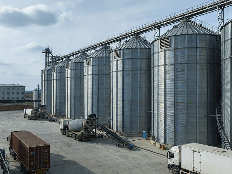 钢板仓厂区环境