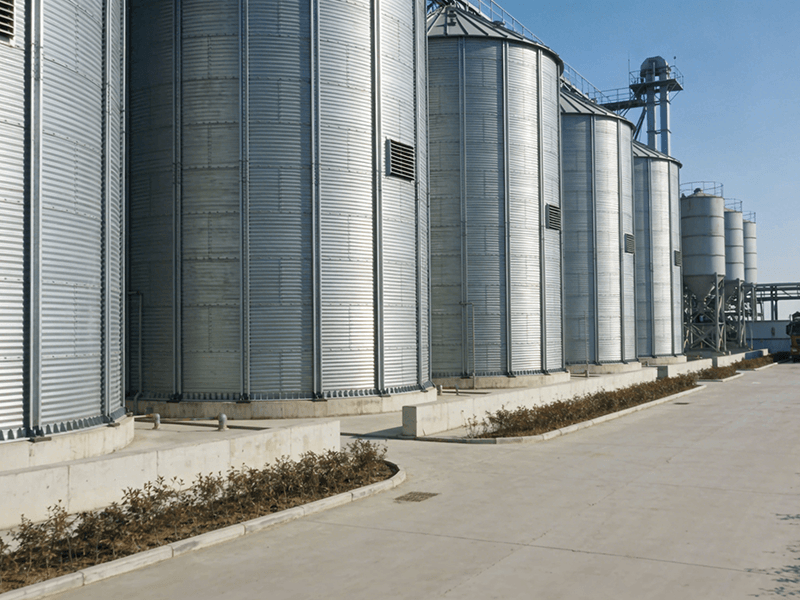 钢板仓厂区环境